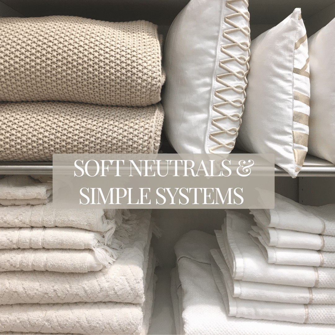 Organized linen closet with pillows and towels organized linen closet with folded towels and neatly arranged shelves