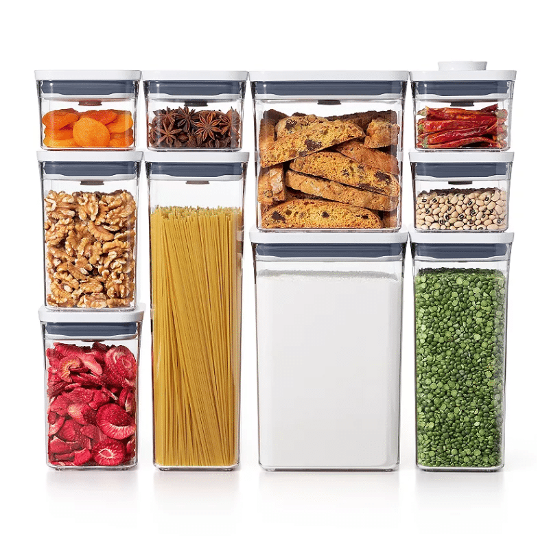OXO Good Grips 10-Piece POP Container Set for Kitchen Storage, Pantry Organization